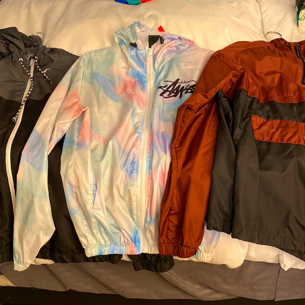 SET OF 3 Zumiez Windbreakers